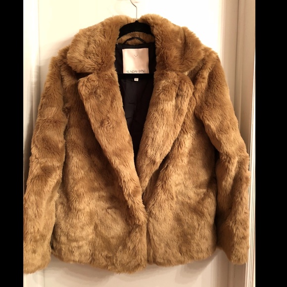 aritzia fur coat